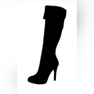 Gently worn Jessica Simpson Audrey Black suede over the knee Women's Boots